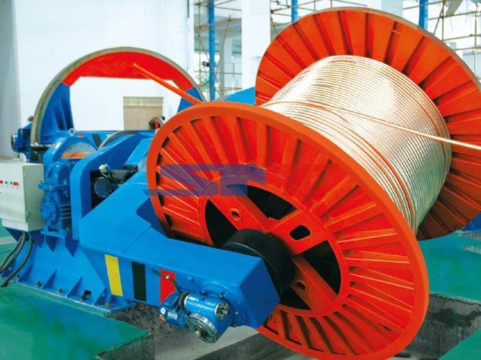 收排、、放线架、、牵引装置